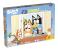 Puzzle de colorat Bluey cu 24 piese, fata-verso, 2 in 1