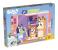 Puzzle de colorat Bluey fata-verso, 60 piese, 50 x 35 cm, 4+ ani