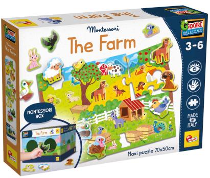 Joc tactil Montessori -  Ferma