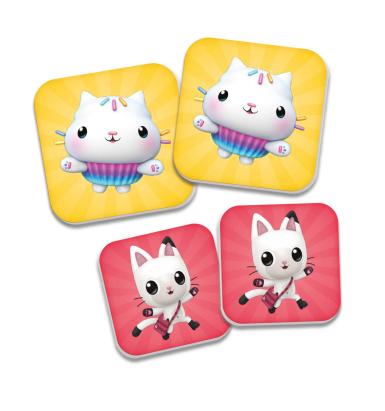 Joc de memorie Gabby's Dollhouse cu 24 carduri pentru copii 3+