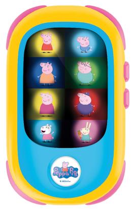 Telefon interactiv pentru copii Peppa Pig cu sunete si lumini