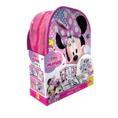 Kit creativ cu ghiozdănel Minnie pentru colorat și personalizat