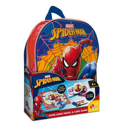 Set de jocuri cu ghiozdanel Spiderman pentru copii, 4 ani+