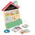 Joc educativ din lemn Căsuța cu activități zilnice pentru copii 2+