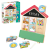 Joc educativ din lemn Căsuța cu activități zilnice pentru copii 2+