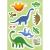 Carte cu activitati si abtibilduri Dinozauri, 60 stickere, 3-6 ani