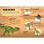Puzzle educativ Lumea Dinozaurilor cu carte, 200 piese si elemente 3D