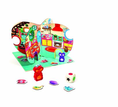 Joc de sortare educativ Căsuța ordonată pentru copii 3-5 ani