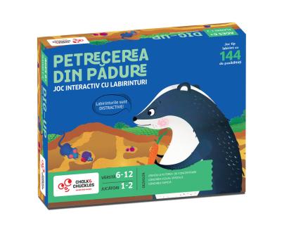 Joc interactiv cu labirinturi Petrecerea din padure, 6 ani+