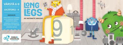 Joc matematic Long Legs pentru copii 6-9 ani, 2-4 jucători