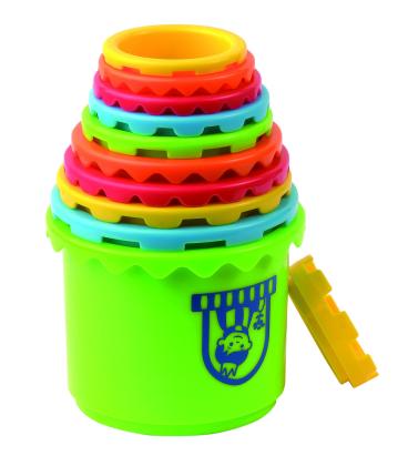 Găletușe suprapuse Little Learner, 11 piese, model castel