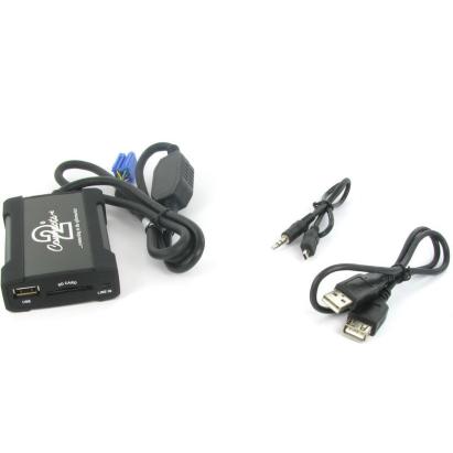 Interfață audio USB SD AUX Connects2 CTAPGUSB010 pentru Peugeot cu RD3
