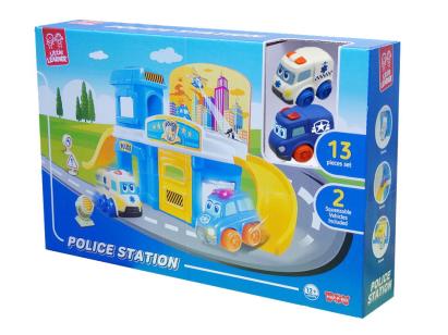 Joc de constructie pentru copii Prima mea sectie de politie, 12 luni+