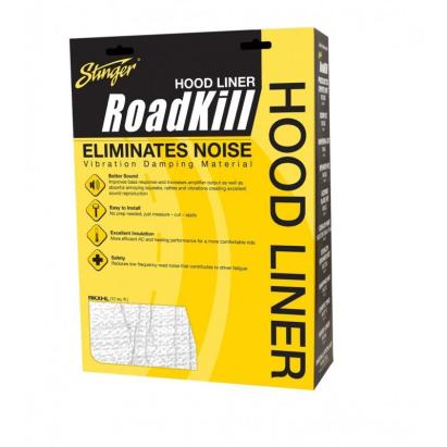 Kit antifonare capotă auto Stinger RoadKill, 81,28 x 137,16 cm, 1,11 mp