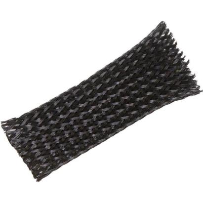 Tresa protecție cabluri tip piele de șarpe 19-45 mm, negru, 1 m