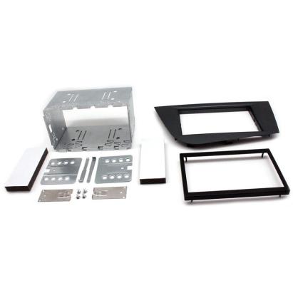 Rama adaptoare 2DIN Connects2 pentru Seat Leon 2005-2012, gri inchis