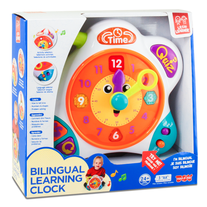 Jucarie interactiva educativa Primul Meu Ceas bilingv, 24 luni+