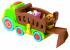 Jucărie muzicală camion de fermă cu animale, pentru copii 12 luni+