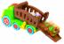 Jucărie muzicală camion de fermă cu animale, pentru copii 12 luni+