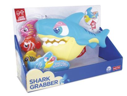 Jucarie de baie cu rechin si 3 pestisori pentru copii 12 luni+