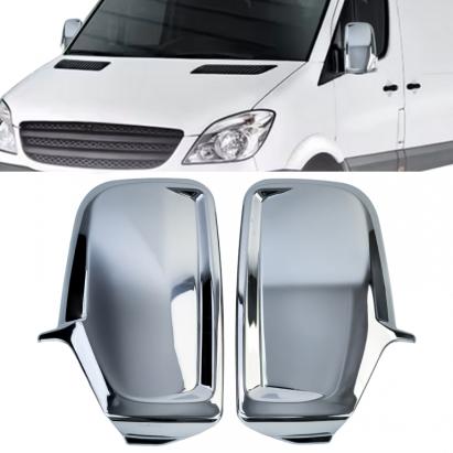 Set capac oglinzi cromat potrivit pentru Mercedes Sprinter W906 și VW Crafter 2E 2006-2018 Performance AutoTuning