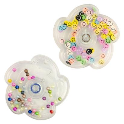 Jucărie antistres Fidget Spinner floare colorată cu bile mobile