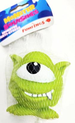 Jucărie squishy monstrulet prietenos anti-stres, elastică, 8 cm