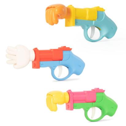 Pistol amuzant pentru jocul Piatra, Foarfeca, Hartie, model aleator