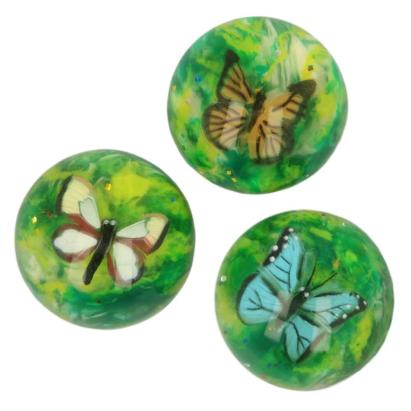 Minge săritoare cu fluture, din silicon non-toxic, pentru copii 3+