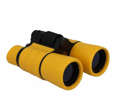 Binoclu de buzunar pentru copii 4x30, cu snur si camp vizual larg