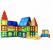 Set de construcție magnetic MAGPLAYER, 112 piese, forme 2D și 3D
