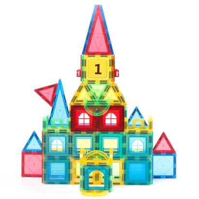 Set de construcție magnetic 3D pentru copii, 103 piese Magplayer