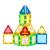 Set construcție magnetic 3D pentru copii, 38 piese colorate