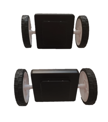 Set roti Magplayer compatibil cu seturi magnetice de constructie, 4 piese