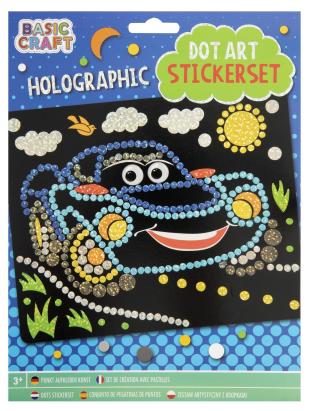 Mozaic cu autocolante pentru copii 3+ - Masinuta creativa Grafix