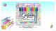 Set 18 pixuri cu gel colorate neon, pastel și glitter pentru desen
