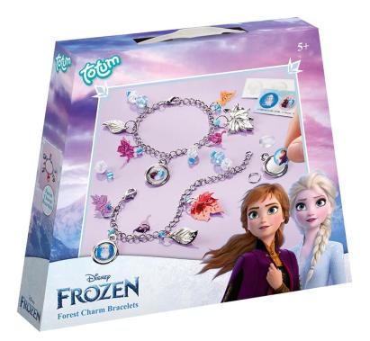 Set creativ bratari cu pandantive Frozen pentru copii 5+