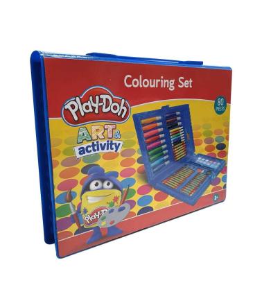 Trusă de desen și pictură pentru copii Play-Doh, 80 piese