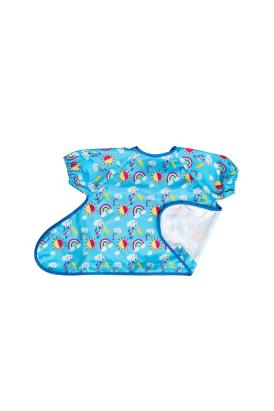 Baveta impermeabila cu ventuze pentru bebelusi, model Norisori pufosi