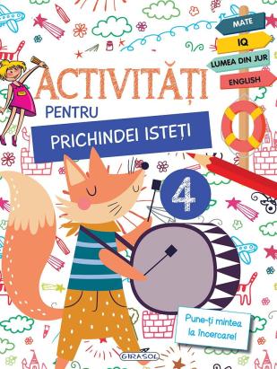 Carte cu activități pentru copii 5+ - Prichindei isteți 4, Girasol