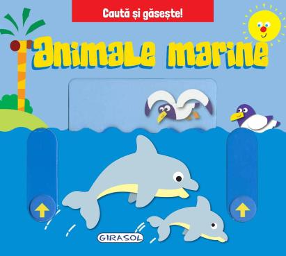 Carte interactivă pentru copii Caută și găsește - Animale marine, 2+ ani