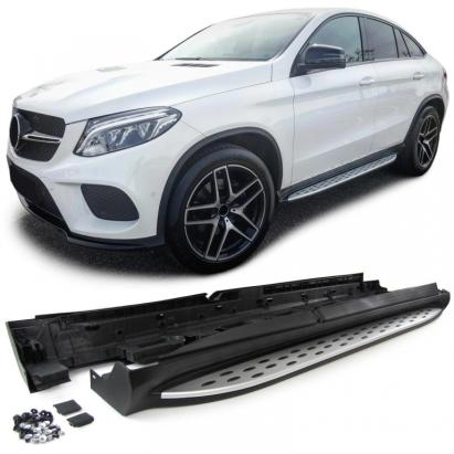 Praguri de aluminiu stil OE cu ABE, potrivite pentru Mercedes GLE Coupe C292 15-19 Performance AutoTuning