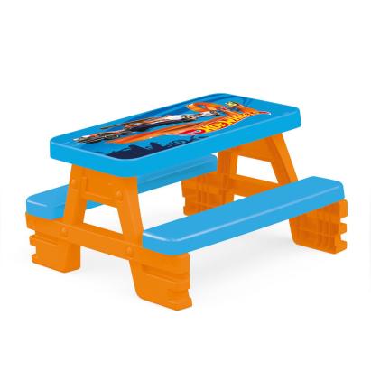 Măsuță de picnic pentru copii Hot Wheels din plastic, interior-exterior