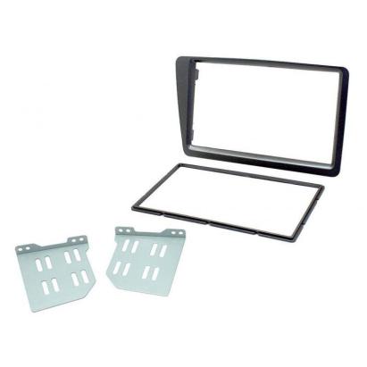 Rama adaptoare 2DIN argintie Connects2 pentru Honda Civic 2001-2005