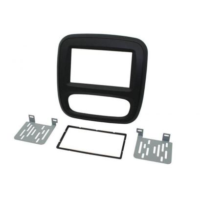 Rama adaptoare 2DIN neagra pentru Renault Trafic, montaj audio