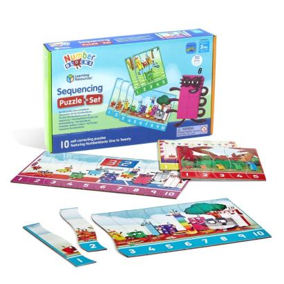 Puzzle Numberblocks 1-20 pentru exersarea numaratului la copii