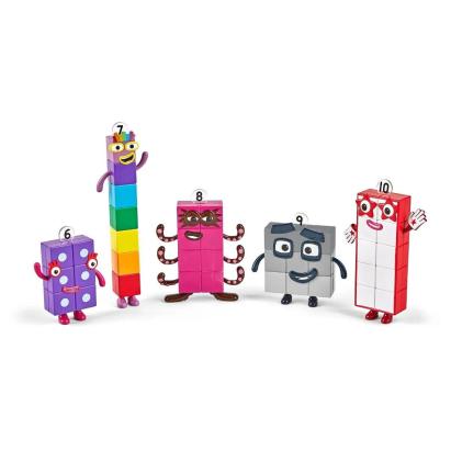 Set figurine Numberblocks 6-10 pentru joacă educativă, 5 piese