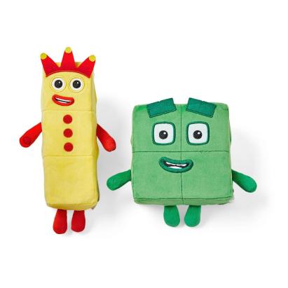 Set mascote din plus Numberblocks Trei si Patru, moi si educative