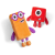 Set mascote de plus Numberblocks Unu si Doi pentru copii 18 luni+