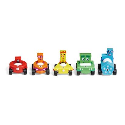 Set mini vehicule Numberblocks educative pentru numarare si joaca, 3 ani+
